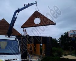 Janvier Constructions Bois - Trégastel - Garage à bateau, ossature bois